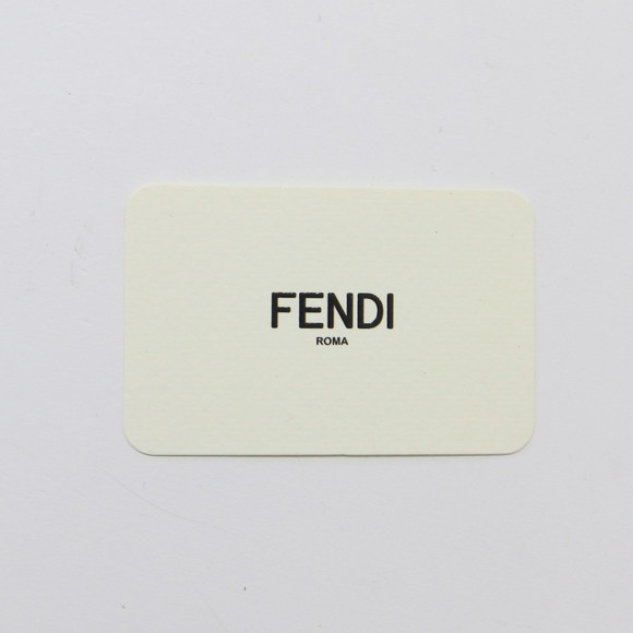 FENDI Bag Shoulder 2WAY Pink Gold Mini Flap FF Pattern Embossed Leather Nano ... - Picture 8 of 8